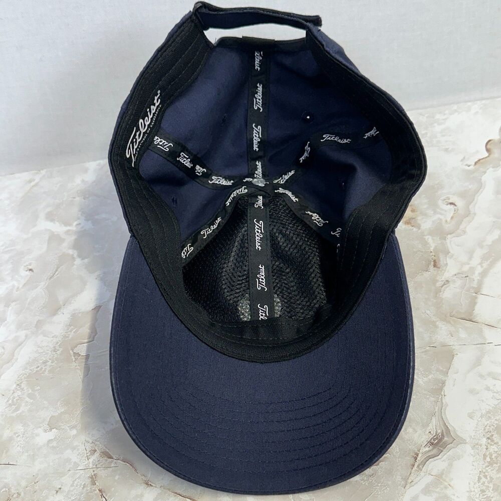 Titleist Golf Ball Logo Adjustable Dad‎ Hat Navy One Size - Picture 3 of 9